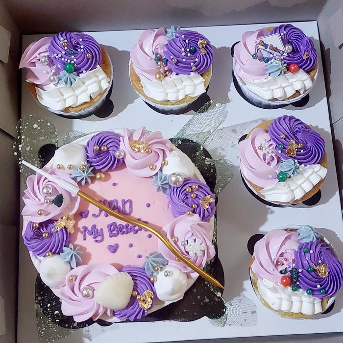 Gambar CAKE BDAY SET CUPCAKE BENTO dari Xingbakery undefined Tokopedia