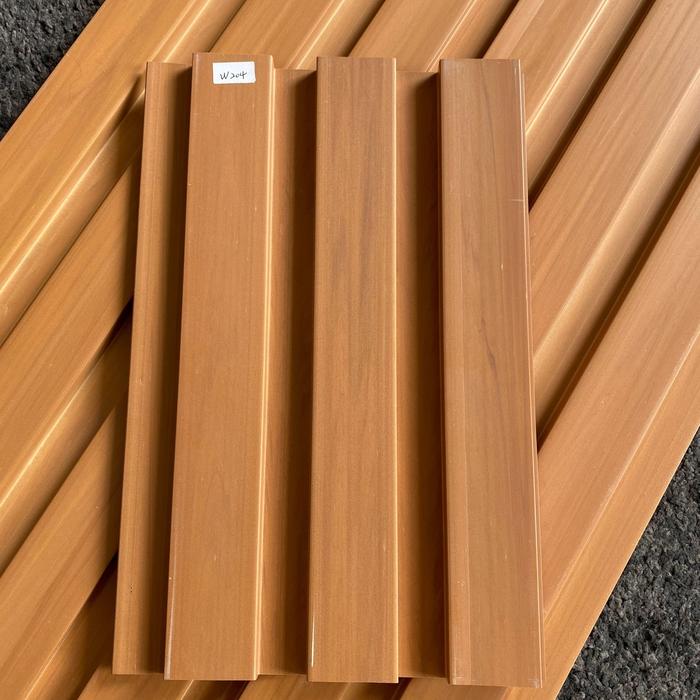 Gambar WPC 2,5 Meter , WALLPANEL Wall Panel Wood Panel woodpanel - W20 Teak dari Wallform ID undefined Tokopedia