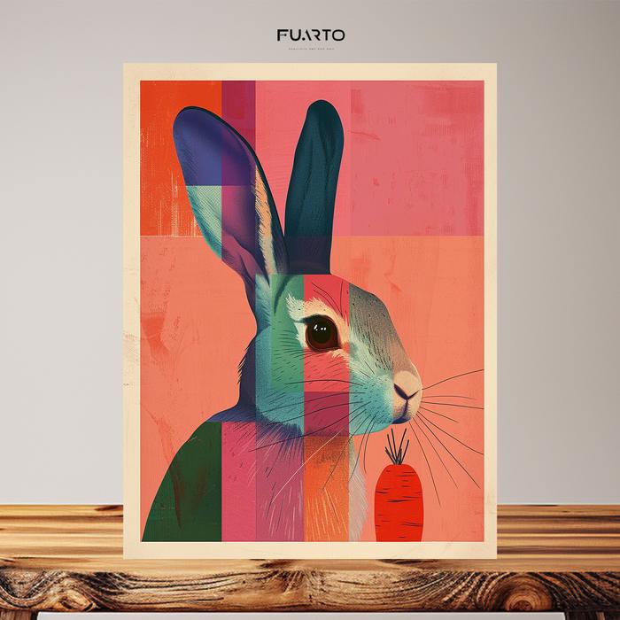 Gambar Pajangan Dinding Pop Art Hewan 30x40 | Wall Decor Kayu - PA051 dari FUARTO ID undefined Tokopedia