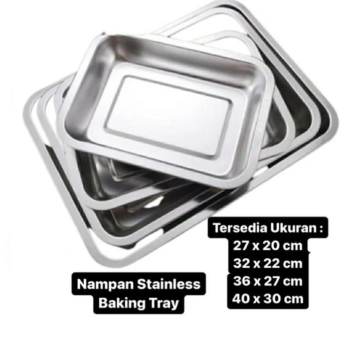 Jual Nampan Segi Stainless Tray Segi Stainless Tangerang