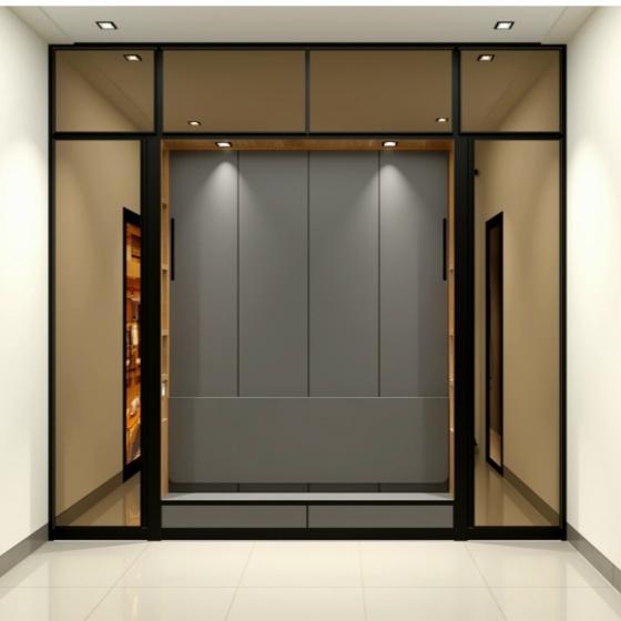 Gambar interior wallbed custom murphy bed 160 x 200 - solid color dari Furniture Fittings undefined Tokopedia