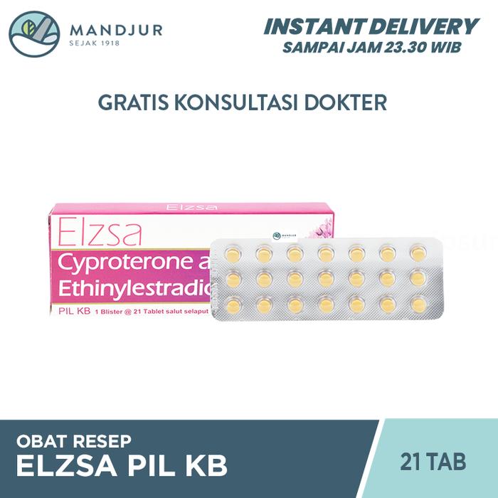 Gambar Pil KB Elzsa 21 Tablet / Pil Kb / Kontrasepsi dari Apotekmandjurofficial undefined Tokopedia