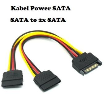 Gambar Kabel Power Molex to Power SATA Cabang Dan Single - SATA to 2x SATA dari Ide Komputer Malang undefined Tokopedia