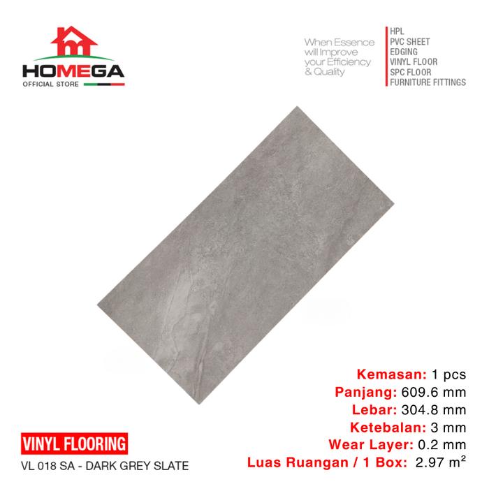 Gambar Homega Vinyl Lantai PVC Parket Tekstur Kayu 60,9 cm x 30,5 cm x 3 mm - 1 pcs dari Homega Official Store undefined Tokopedia