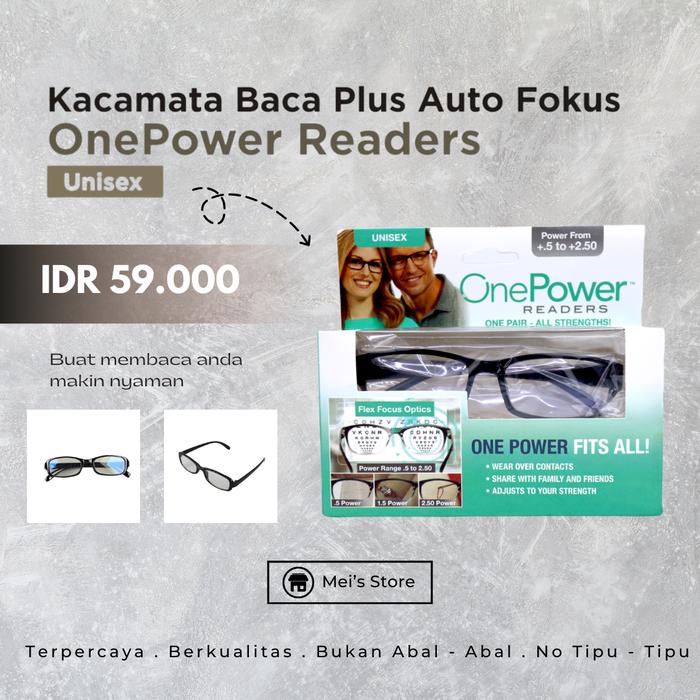 Gambar Kacamata Baca Plus Auto Focus ONE POWER READERS Unisex 0610 dari Mystore Icen undefined Tokopedia