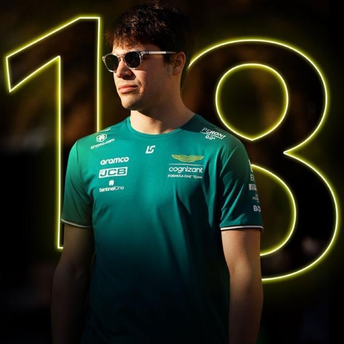 Gambar Aston Martin F1 2023 Official Mens Lance Stroll T-Shirt. Kaos Pria - XL dari Luxurious Store Oficial undefined Tokopedia