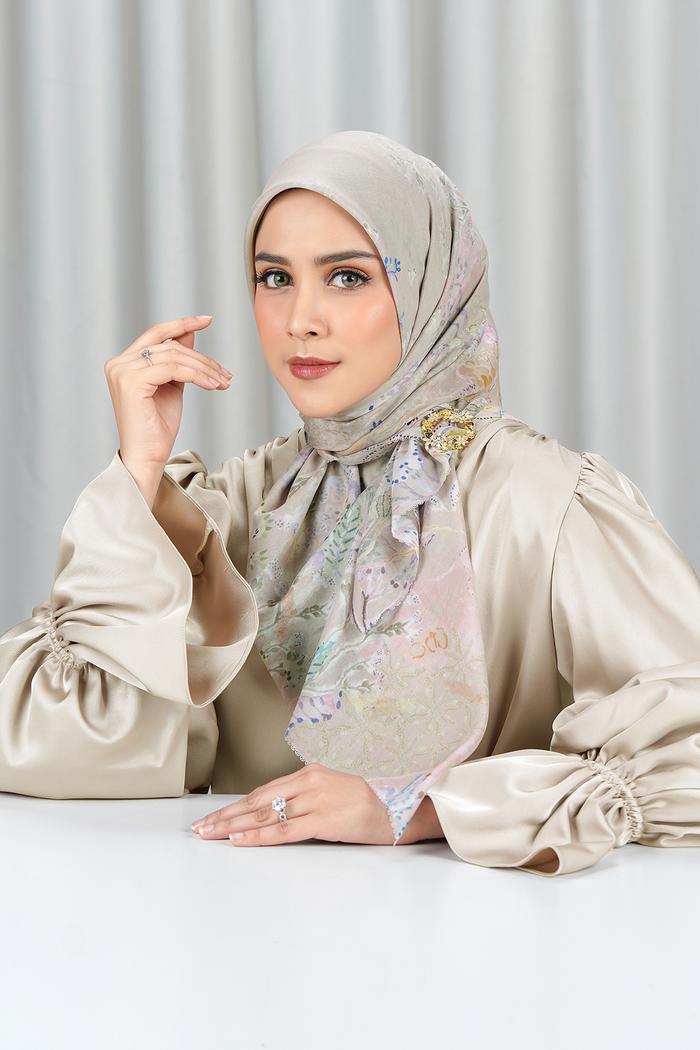 Gambar Buttonscarves - Misool Voile Square - Cave dari Buttonscarves undefined Tokopedia