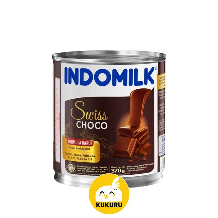 Gambar INDOMILK CHOCO SUSU KENTAL MANIS KALENG (370 GRAM) dari KUKURU MART CENTRAL SURABAYA undefined Tokopedia