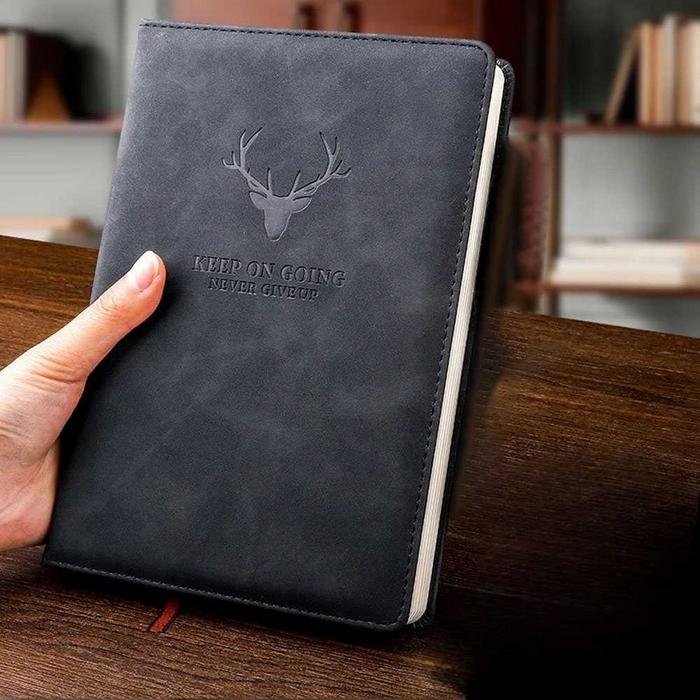Gambar Buku Catatan Agenda Kerja Notebooks Cover Kulit Kertas A5 - Hitam, 180 Lembar dari Zian-Store undefined Tokopedia