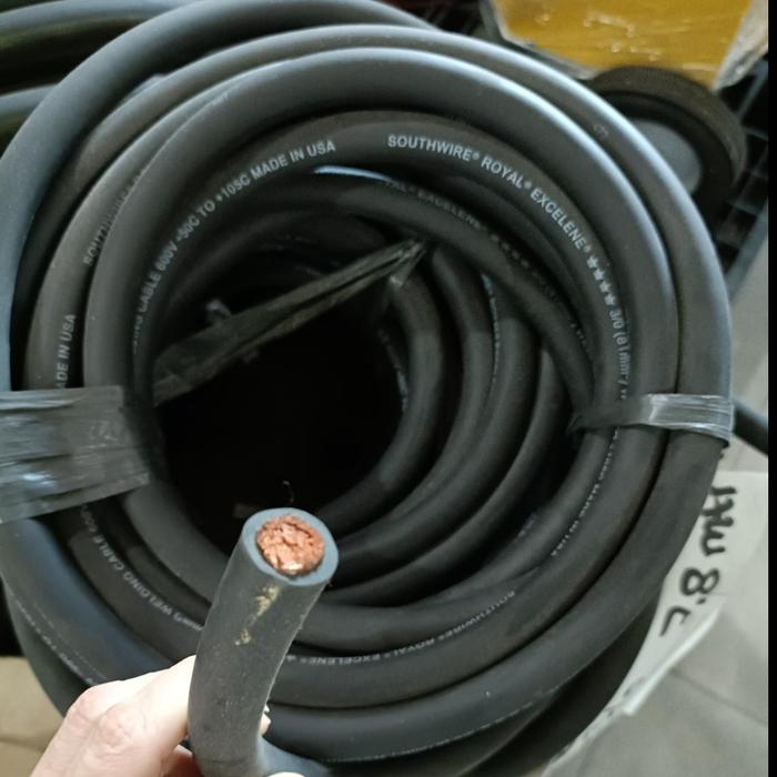 Gambar KABEL LAS 3/0AWG Copper Wire 81mm EXCELENE 600A WELDING CABLE 81mm (3/0AWG) - 7.8meter dari LASBRO TEHNIK undefined Tokopedia