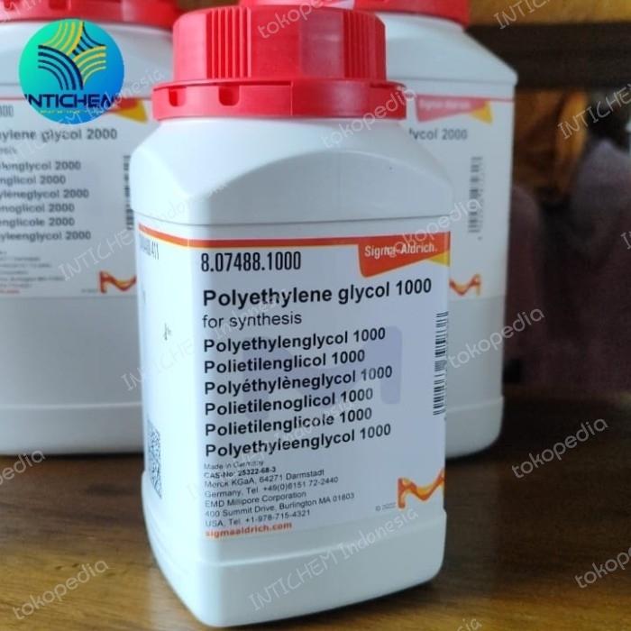 Gambar polyethylene Glycol 1000/PEG 1000 for synthesis , Merck 1 kg dari INTICHEM Indonesia undefined Tokopedia