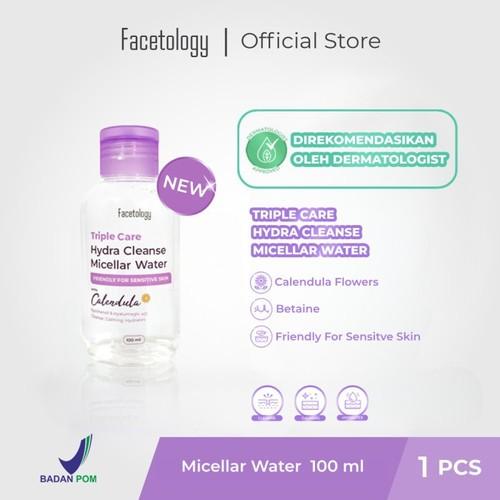 Gambar Facetology Triple Care Hydra Cleanse Micellar Water - 100ml dari Erfestore undefined Tokopedia
