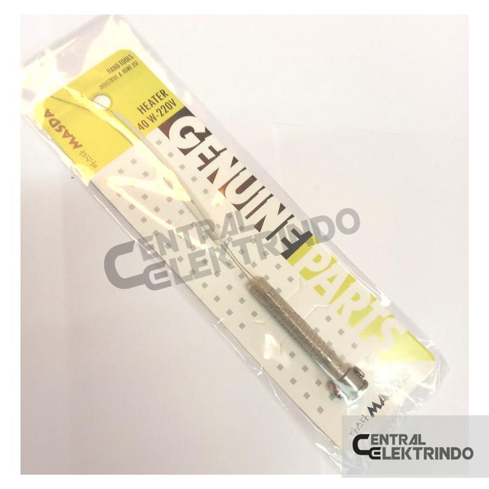 Gambar Element solder 40 / 60w Merk masda Elemen 40 / 60 Watt soldering iron Solder Besi - elemen 40w dari central elektrindo undefined Tokopedia