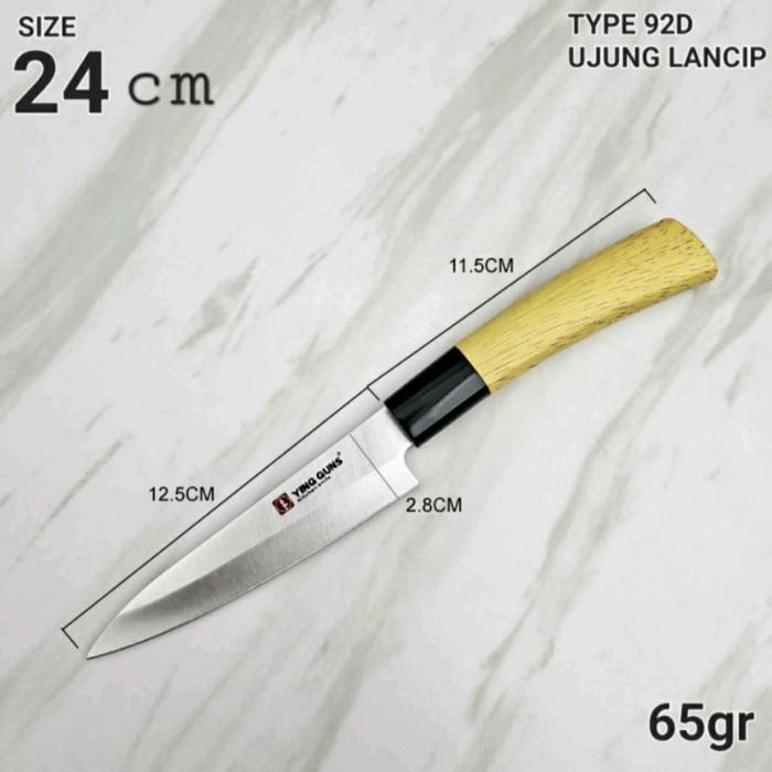 Gambar Pisau Dapur Stainless Chef Knife Ying Guns - Type 92D dari Dj88Olshop undefined Tokopedia