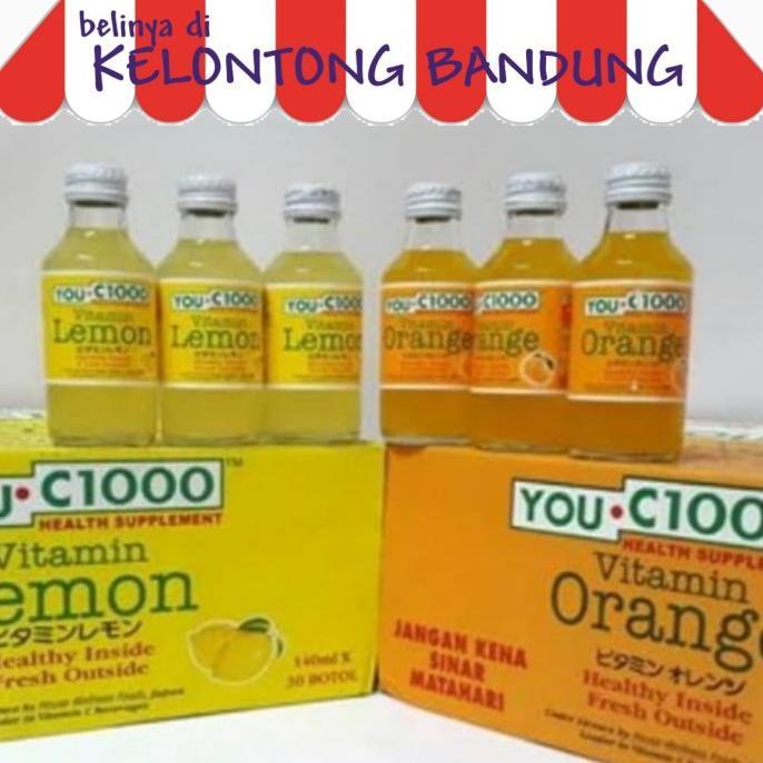 Gambar n_T You C1000 140ml Vitamin C 1000 Lemon / Orange 140 ml Kaca - Dus Karton - Orange 1 DUS dari toko 5bersaudara undefined Tokopedia