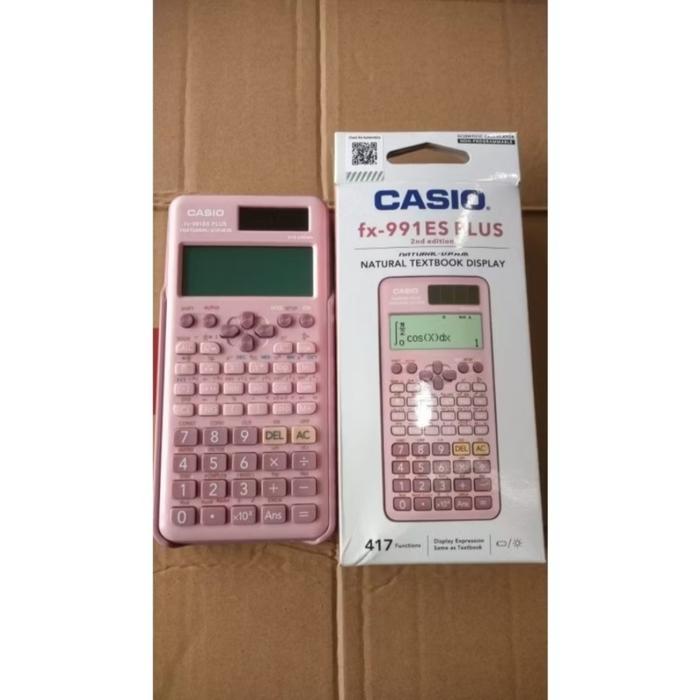 Gambar KALKULATOR CASIO SCIENTIFIC FX 991 ES PLUS, PINK dari Beneficia Boutique undefined Tokopedia