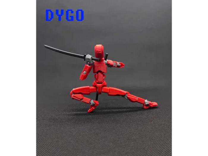 Gambar Aksesoris / koleksi berbagai jenis model kepala Titan Dummy 13 Articulated action figure, dygo filament, uk Basic 100%, 150% dan 200% - Merah, Tipe A, uk 100% dari Dygo3D undefined Tokopedia