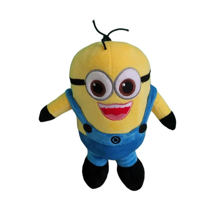 Gambar MAINAN BONEKA MINION PAPOY 3D BAJU JEANS - 2. mata bordir dari KITTY TOYS undefined Tokopedia