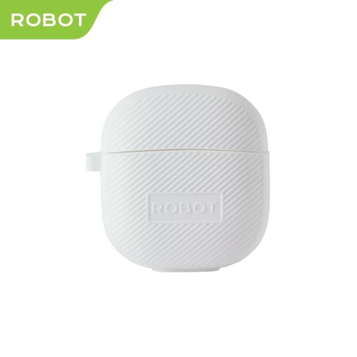 Gambar Robot Airbuds T60 Case Liquid Silicone Pelindung Cover TWS - Putih dari MMCROXY undefined Tokopedia