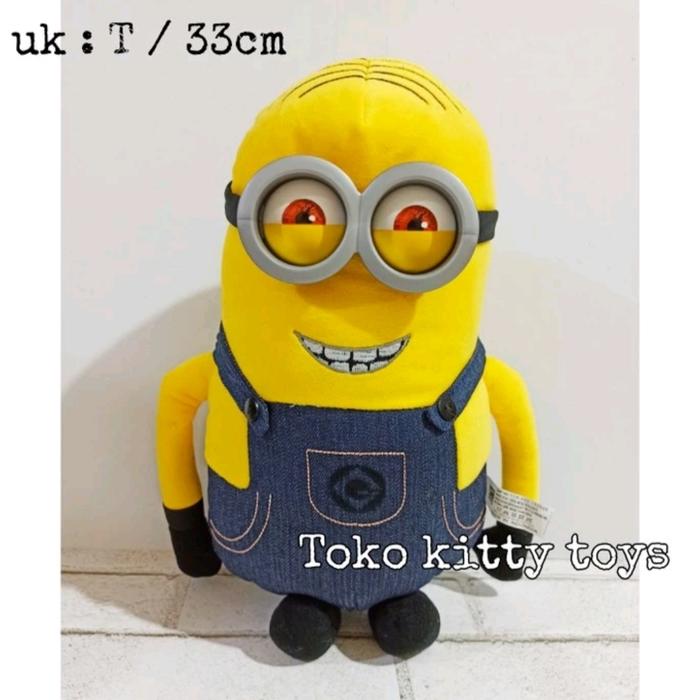 Gambar MAINAN BONEKA MINION PAPOY 3D BAJU JEANS - 2. mata bordir dari KITTY TOYS undefined 5 Tokopedia