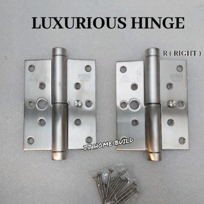 Gambar Engsel Pintu/ Dekson/ Engsel Pintu Berat/ Pintu Kayu/ ENGSEL ESS LUXURIOUS/ 5" /8" / 5 Inch/ 8 Inch - 5 Inch Silver, LEFT/ KIRI dari JJ Home Build undefined Tokopedia