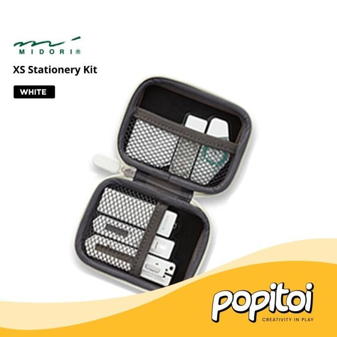 Gambar MIDORI XS STATIONERY KIT 70TH LIMITED EDITION JAPAN - White dari MISDALENA SUPPLY undefined Tokopedia