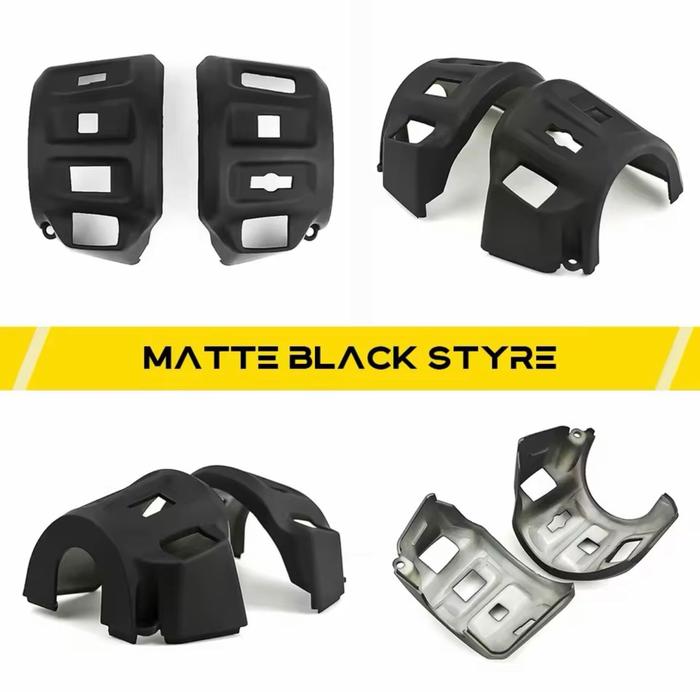 Gambar Cover Holder Saklar Switch Black Vespa GTS 300 150 keyless iget HPE - black matte' dari skuterkoloni Kab. Badung Tokopedia