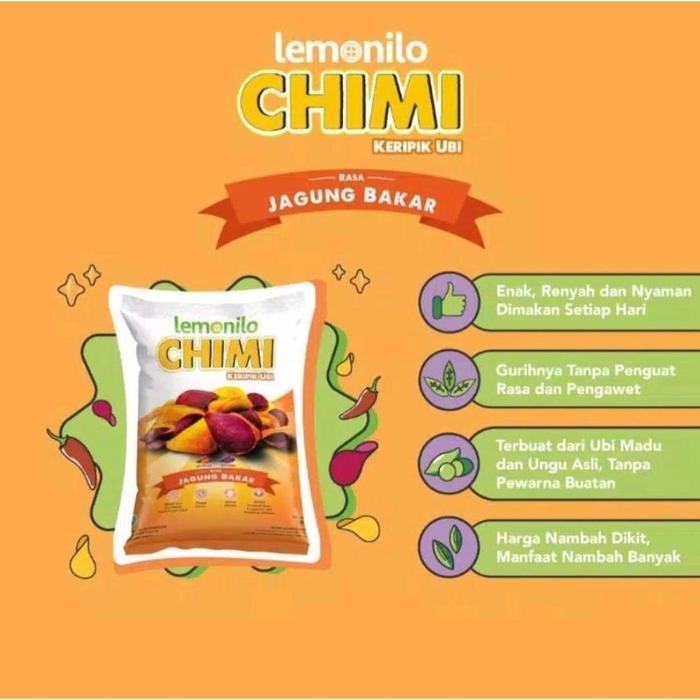 Gambar TERKINI LEMONILO CHIMI KERIPIK UBI | 10 BKS @ 12.5 GR - Jagung Bakar dari AlitaIsham Store undefined Tokopedia