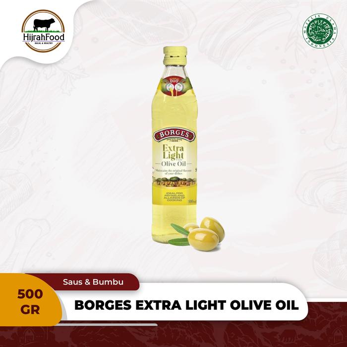 Gambar BORGES Extra Light Olive Oil | Minyak Zaitun Extra Light - 500 ml dari Hijrahfood Meatshop undefined Tokopedia