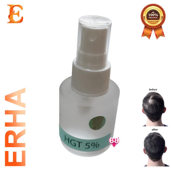Gambar Erha HGT 5% Minoxidil Hair Grow Tonic - Penumbuh Rambut ORIGINAL BPOM - 20 ml dari Erha Online undefined Tokopedia