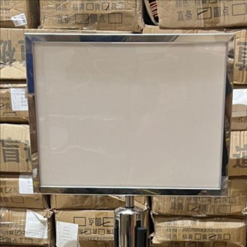 Gambar Sign Frame A3 Potrait / Landscape Papan Tiang Antrian Stainless - Landscape, Hitam dari VGS Safety Store undefined Tokopedia