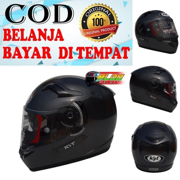 Jual Promo Kyt K2 Rider Polos Gun Metal Double Visor Original Helm
