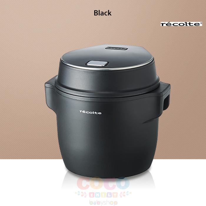 Gambar RECOLTE Japanese Mini Multi-function Rice Cooker 1.2L Ready Stock - BLACK dari CocoEmily undefined Tokopedia