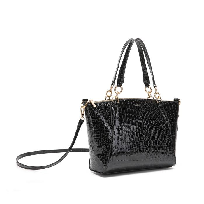 Gambar CEKA Tas Selempang Wanita Croco Hand Bag Shoulder Terbaru Kekinian Kerja Kantor Original Branded - Zoe Bag - Black, Dustbag dari CEKA undefined Tokopedia