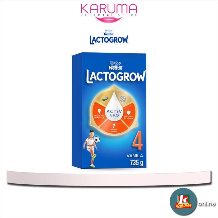 Gambar LACTOGROW 4 | NESTLE LACTOGROW 735 GR - Vanila dari karumaswalayan undefined Tokopedia