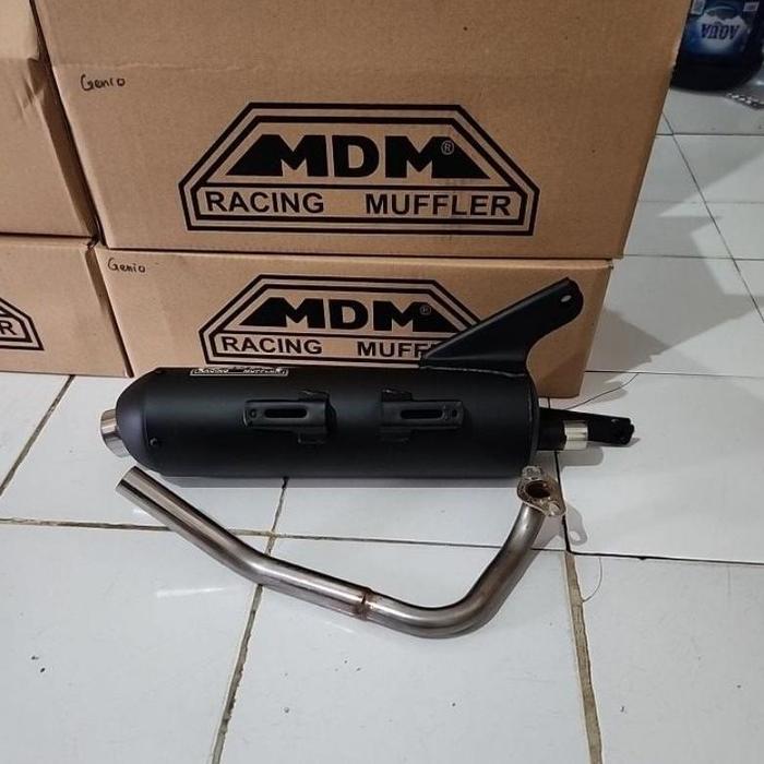 Gambar knalpot standar racing beat tabung vario by MDM untuk beat fi beat esp beat dekuxe genio scoopy - Beat deluxe dari JKT Racing Store undefined Tokopedia