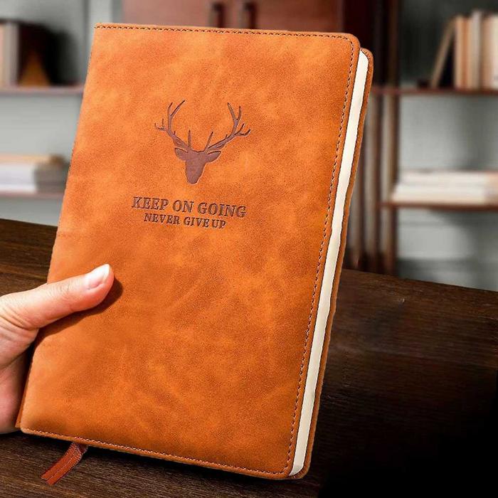 Gambar Buku Catatan Agenda Kerja Notebooks Cover Kulit Kertas A5 - Cokelat, 100 Lembar dari Zian-Store undefined Tokopedia