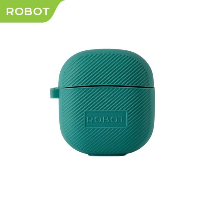 Gambar Robot Airbuds T60 Case Liquid Silicone Pelindung Cover TWS - Hijau dari MMCROXY undefined Tokopedia