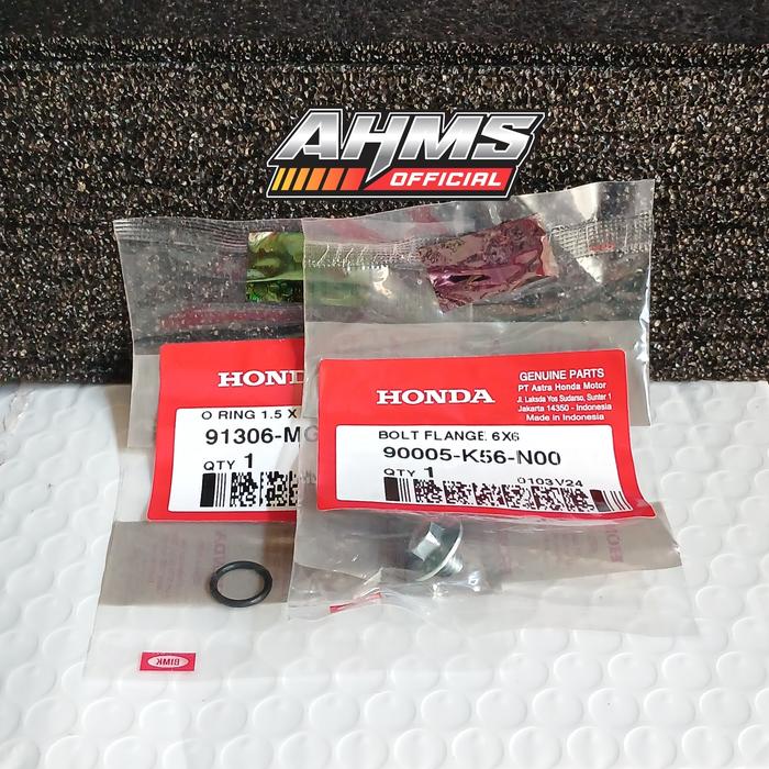 Gambar Baut Oring Seal Tensioner Tonjokan Keteng Vario 150 125 PCX 150 ADV Original AHM - BAUT + O RING dari AHMS Ofc undefined Tokopedia