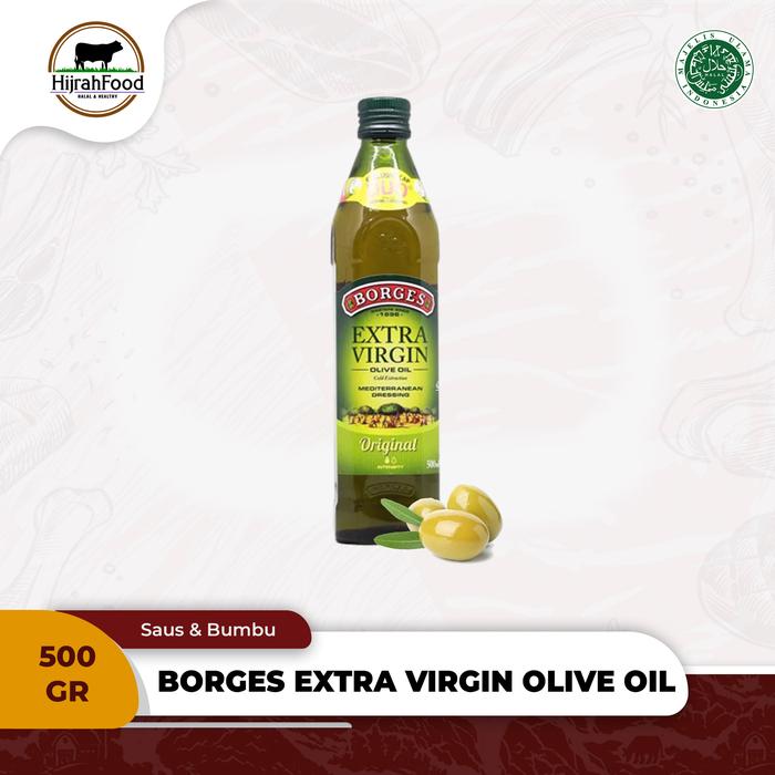 Gambar BORGES Extra Virgin Olive Oil | Minyak Zaitun Extra Virgin - 500 ml dari Hijrahfood Meatshop undefined Tokopedia