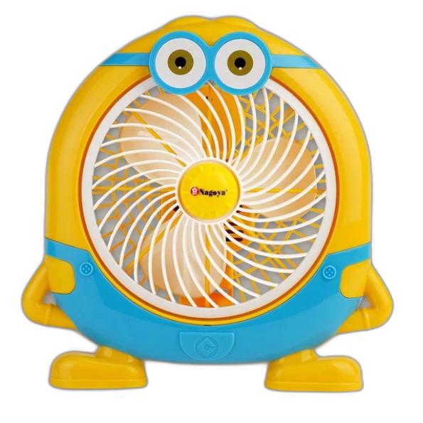 Gambar kipas angin karakter mini fan 10 inch dua kecepatan bisa di atur - Kuning dari Joki Dagang undefined Tokopedia