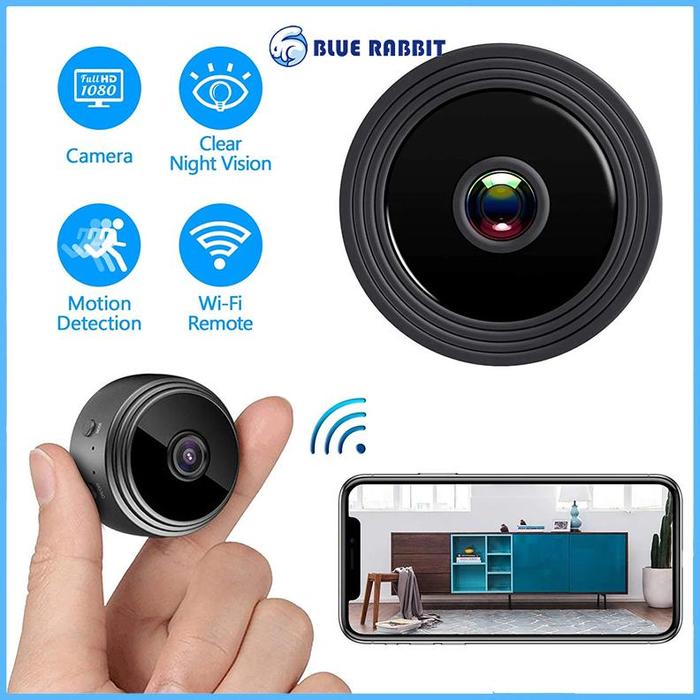 Best Seller Bluerabbit A9 Hd Mini Kamera Wireless Wifi 1080P Micro Mini  Camera Mini Cctv Spy Camera V380 Kecil Smart Ip Putih di Gerai Salma  Abbas