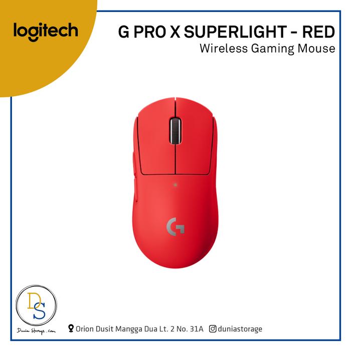 Gambar Logitech G PRO X SUPERLIGHT Wireless Gaming Mouse - Merah dari Dunia Storage Komputer undefined Tokopedia