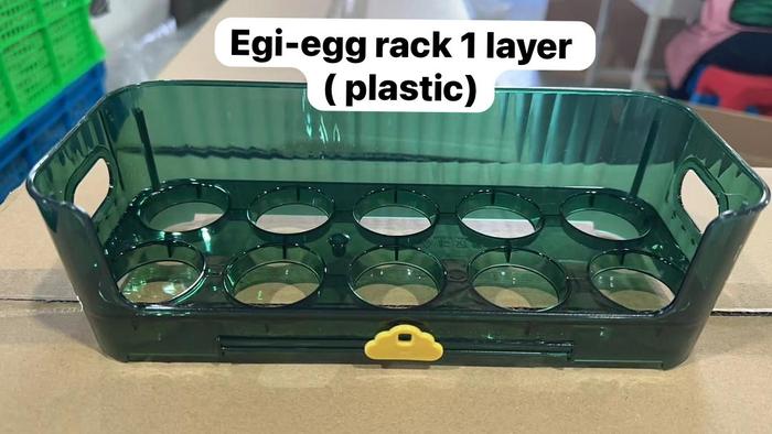 Gambar Tempat Telur Box Penyimpanan Storage Box - Hijau dari Mabar Houseware undefined Tokopedia