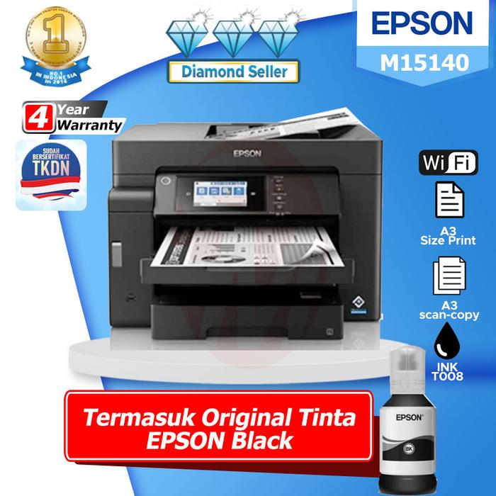 Gambar Printer Epson M15140 Monochrome Multifungsi A3 WiFi Duplex dari SinarMutiara Online undefined Tokopedia