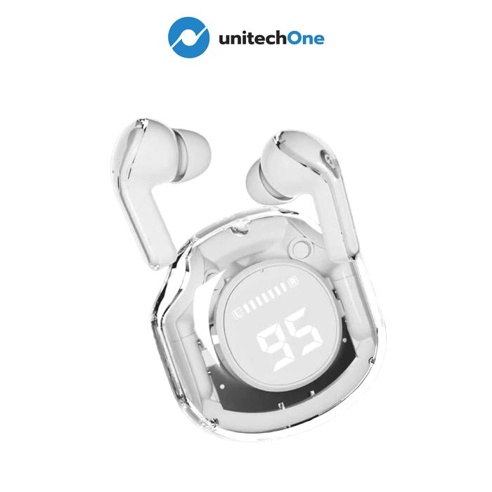 Gambar TWS Headset Bluetooth unitechOne Ultrapods Pro Earphone Bluetooth V5.3 HiFi HD LED Display - Putih dari Unitech Shop_NEW undefined Tokopedia