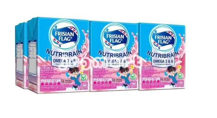 Gambar FRISIAN FLAG SUSU BENDERA UHT KIDS 115 ML ISI 6 X 115 ML - Stroberi, Cokelat, 6 pcs - Strawberi dari TOKO SNACK BAIM undefined Tokopedia