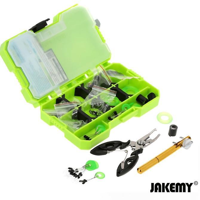 Gambar New!!! Jakemy Fishing Accessories Tool Kit With Storage Box Jm-Pj5002 Green New dari JONOO679 undefined Tokopedia