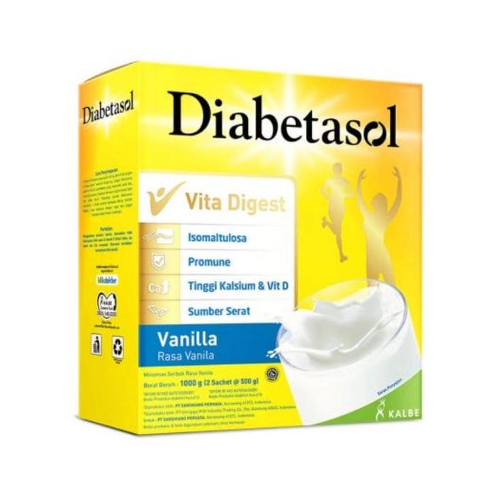 Gambar Termurah! Diabetasol Susu Rasa Vanilla, Coklat 1 G / 1 Kg #Bebasongkir - Vanilla dari Nayanaf Store undefined Tokopedia