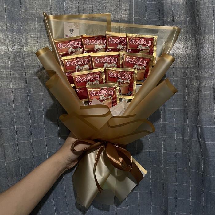 Gambar [READY] Coffee Bouquet (Buket Kopi, Kapal Api, Milo, Good Day, Buket C - Good Day dari selobouquet undefined Tokopedia
